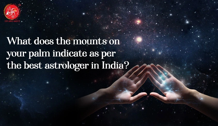 What does the mounts on your palm indicate as per the best astrologer in India?